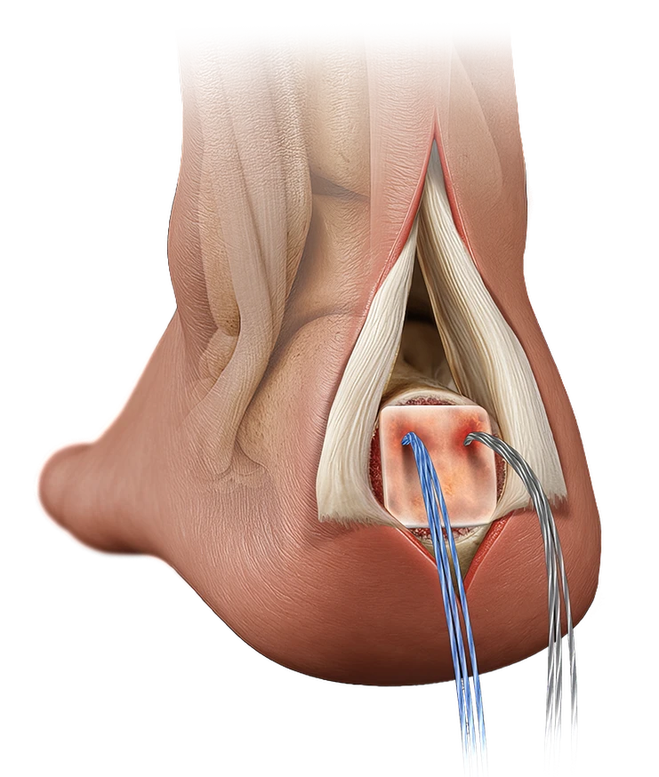 ROTIUM® Bioresorbable Wick for Achilles Tendon Foot Repairs